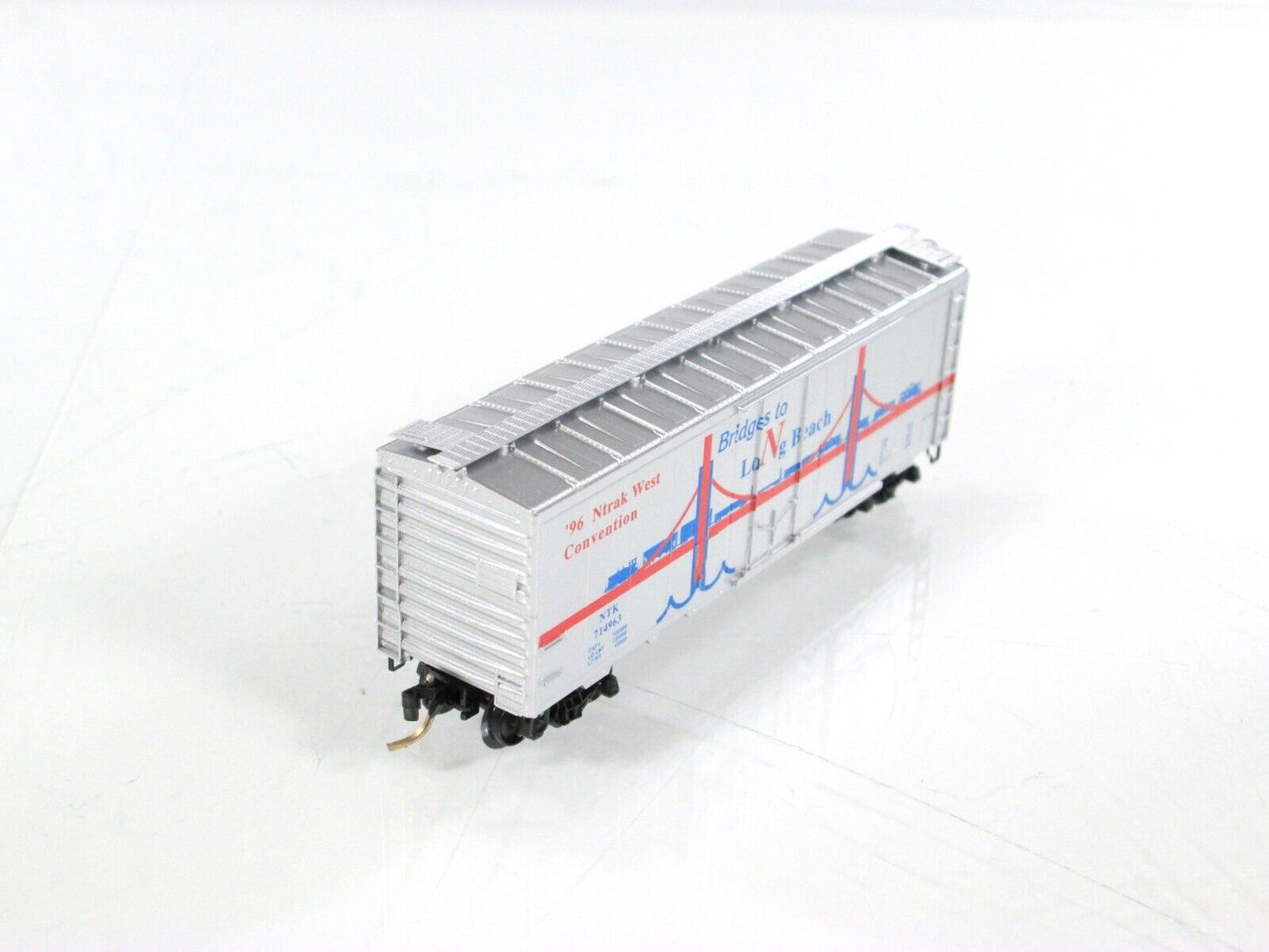 N Scale ***BRIDGES To LONG BEACH*** 40' Box Car - Micro Trains Special Run *RARE