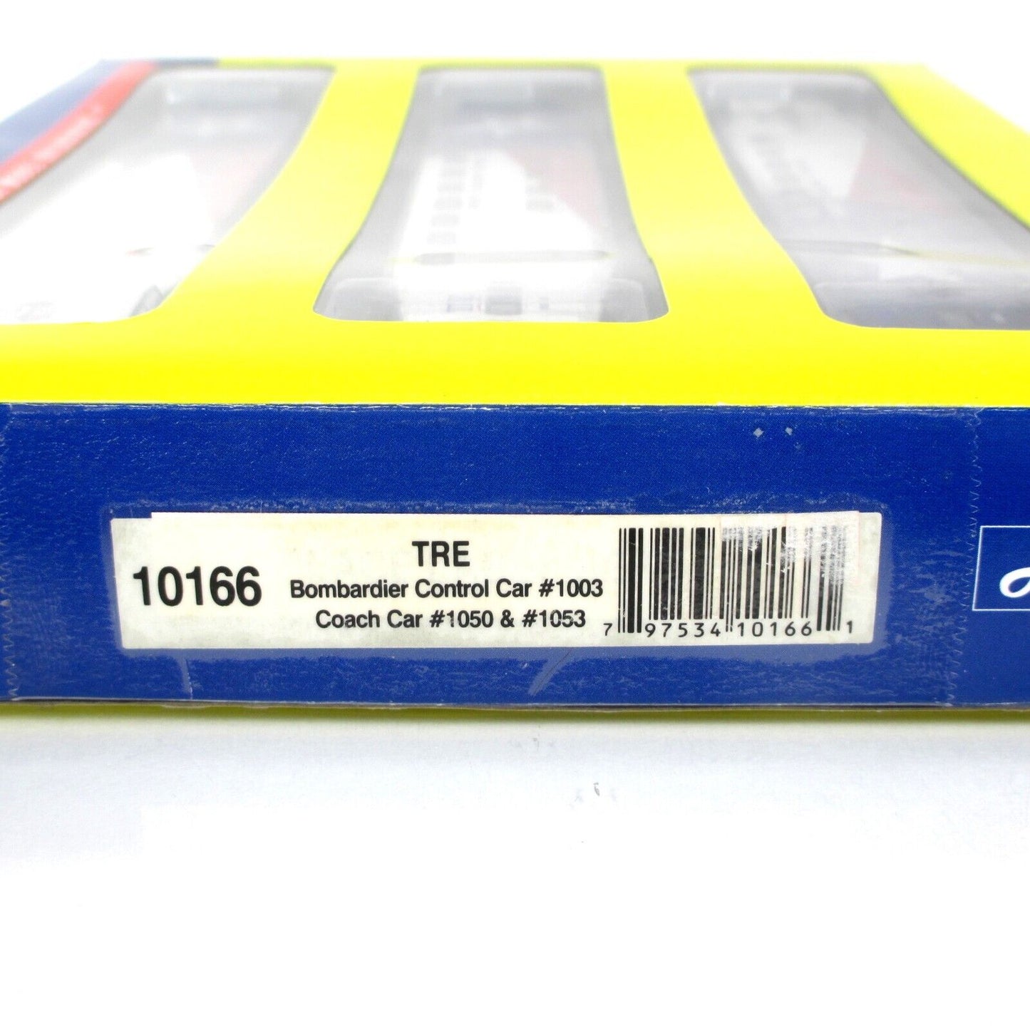 N Scale ***TRINITY RAILWAY EXPRESS*** TRE Bombardier 3-Set - Athearn 10166 *RARE