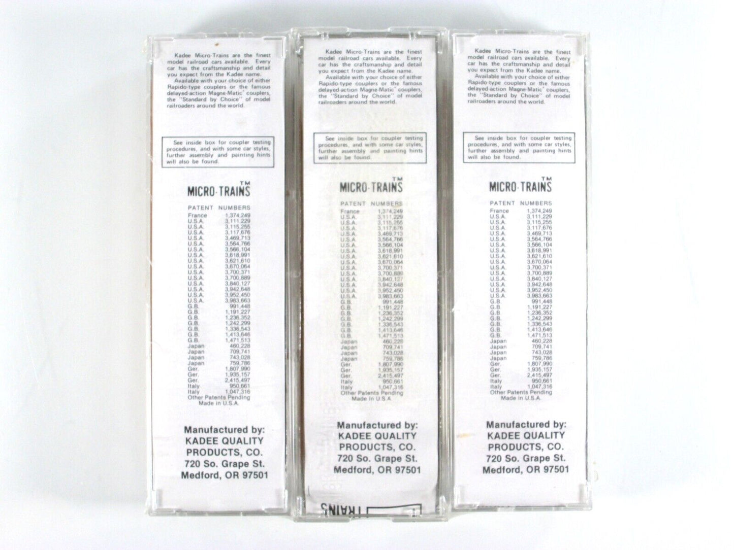 N Scale ***PFE - BELMONT SHORE, PACIFIC DESERT*** Set #2 -- Micro Trains **RARE*