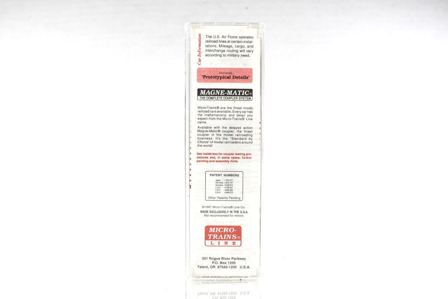 N Scale **UNITED STATES AIR FORCE** 50' Flat Car, DAF 35780 - Micro Trains 45190