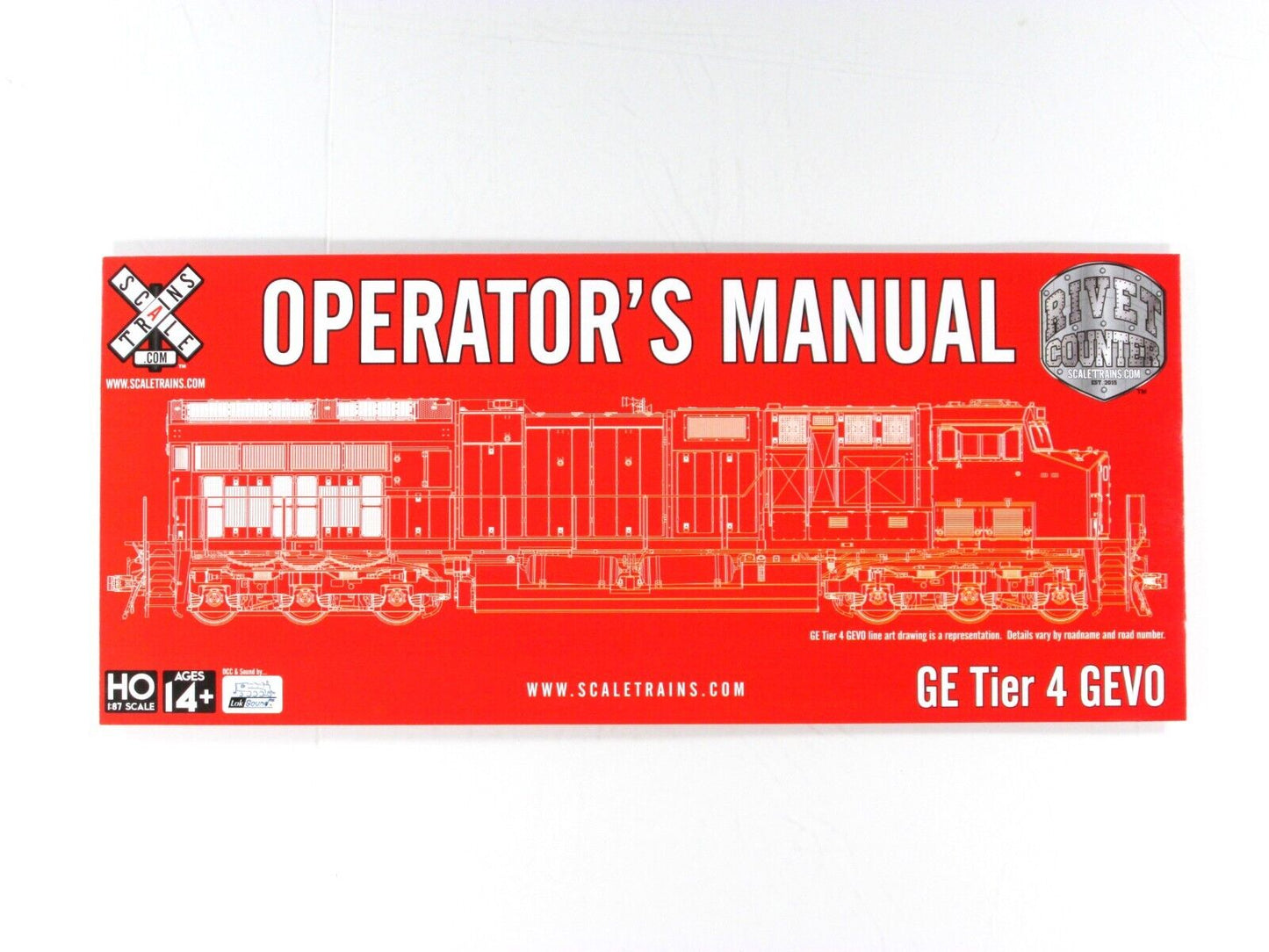 HO Scale ***CSX*** GE Tier 4 GEVO ET44AH #3313 -- ScaleTrains SXT30515, DCC Rdy