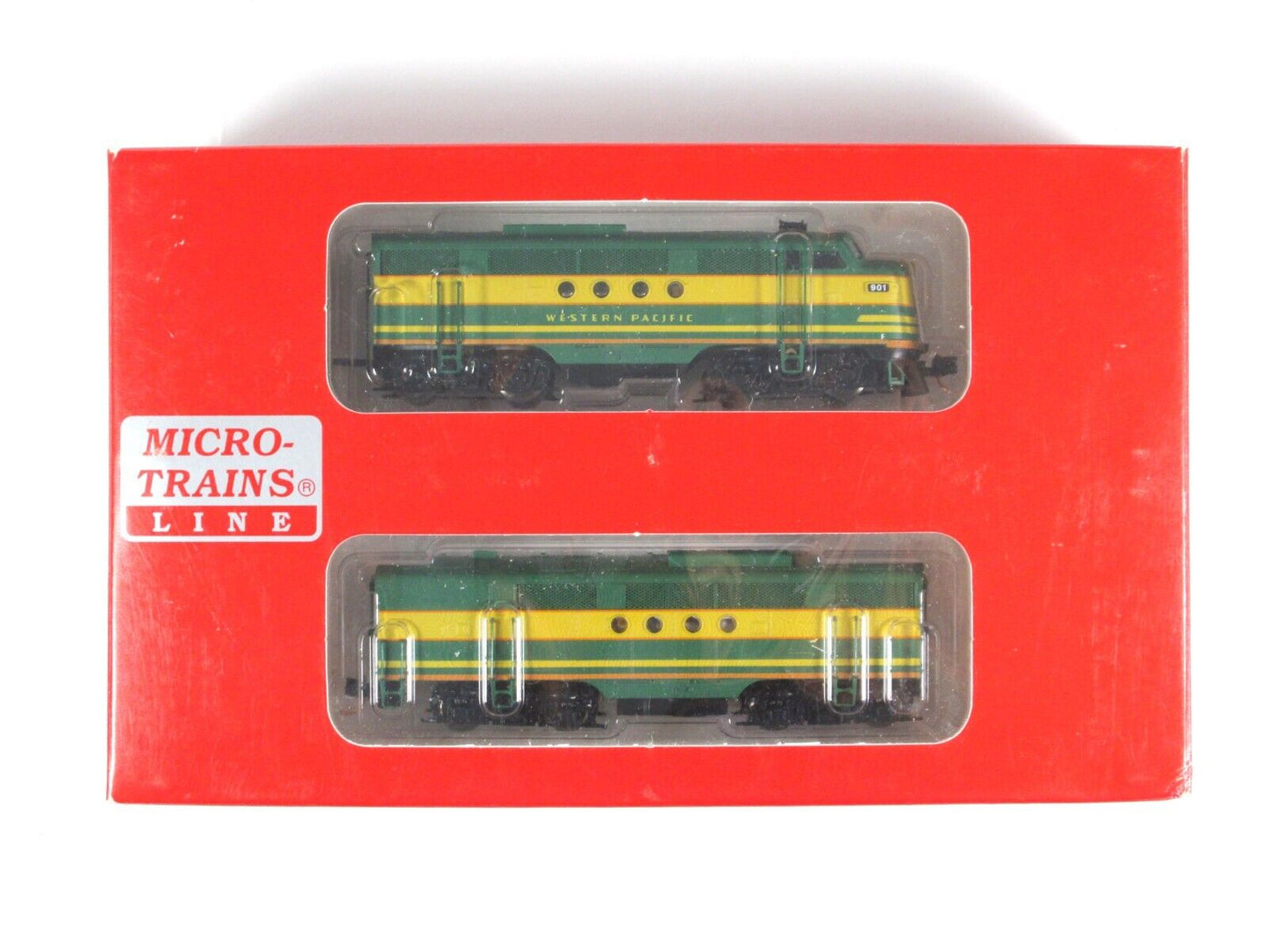 N Scale **WESTERN PACIFIC** EMD FT A/B Set #901 - Micro Trains 99200071, DCC Rdy