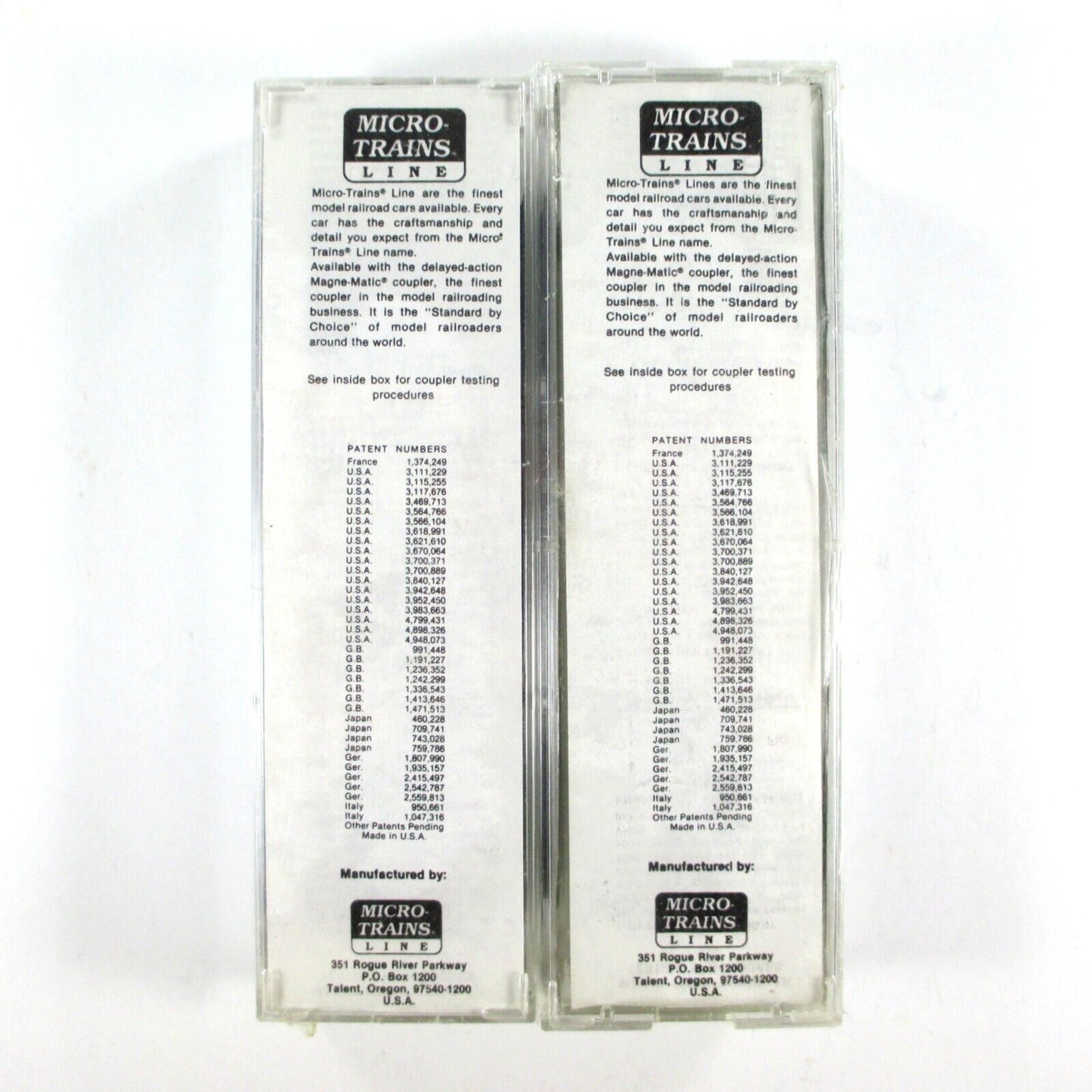 N Scale ***ROUTE 160** 50' Box Car 2-Pack, BNTK 3193,3194 - Micro Trains Special