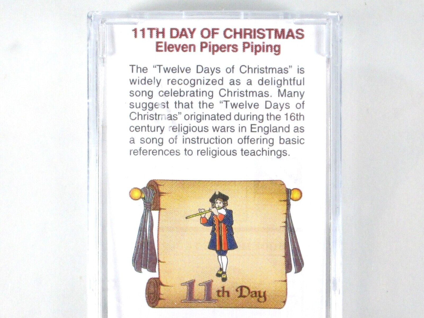 Z Scale *ELEVEN PIPERS PIPING* 12 Days Christmas Box Car - Micro Trains 50200410