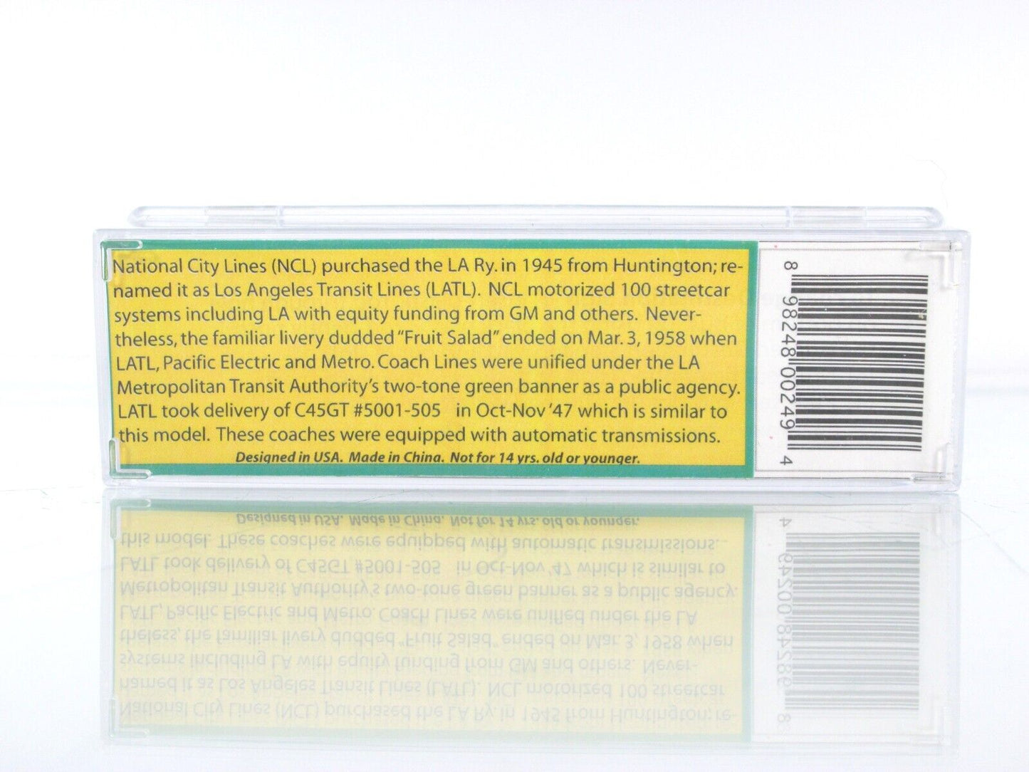 N Scale **LOS ANGELES** Coach *Fruit Salad Scheme* #5105 - WHEELS of TIME 90331