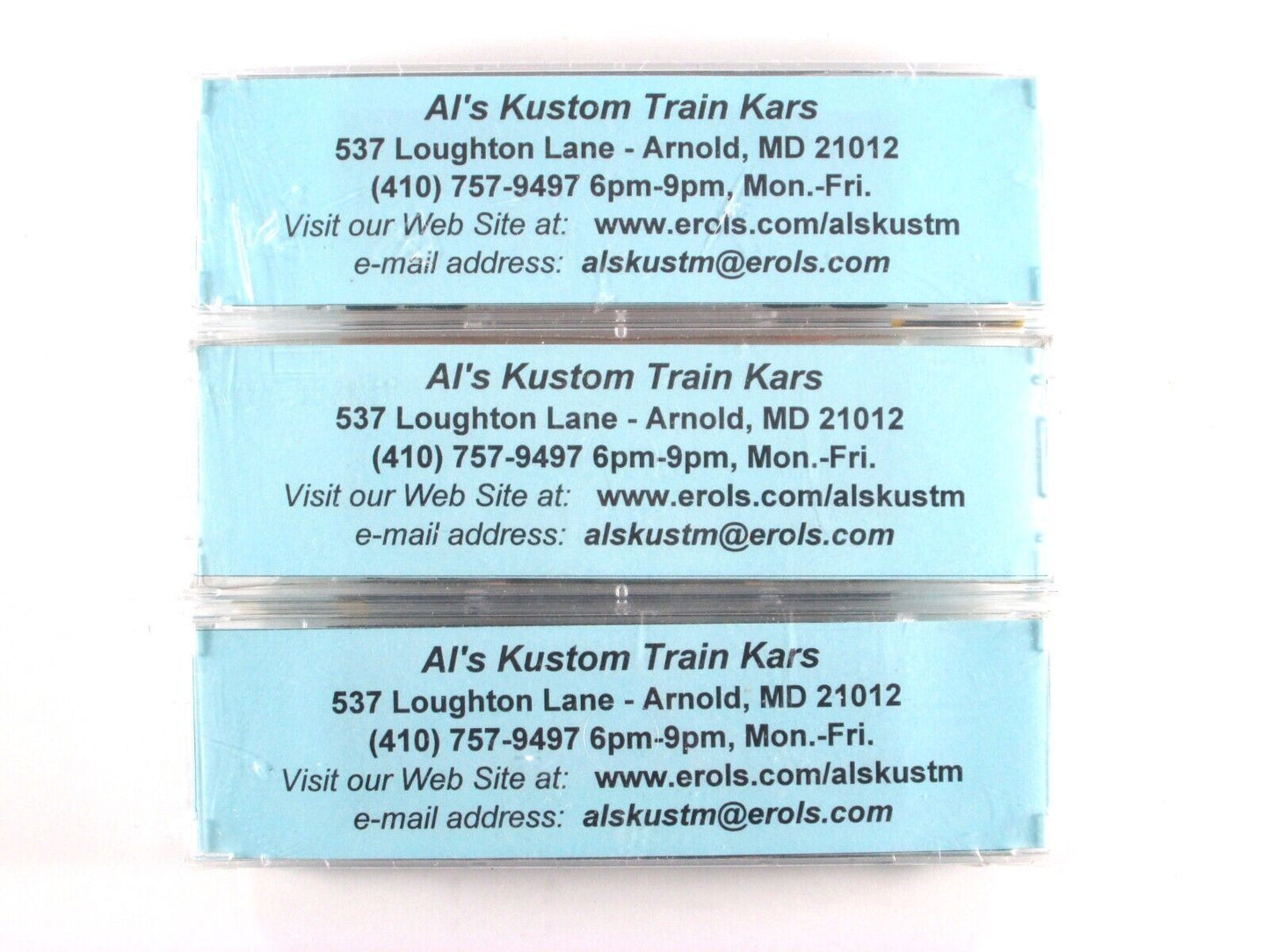 N Scale **MARYLAND & PENNSYLVANIA** Box Car 3-Pack - Micro Trains / Al's Kustom