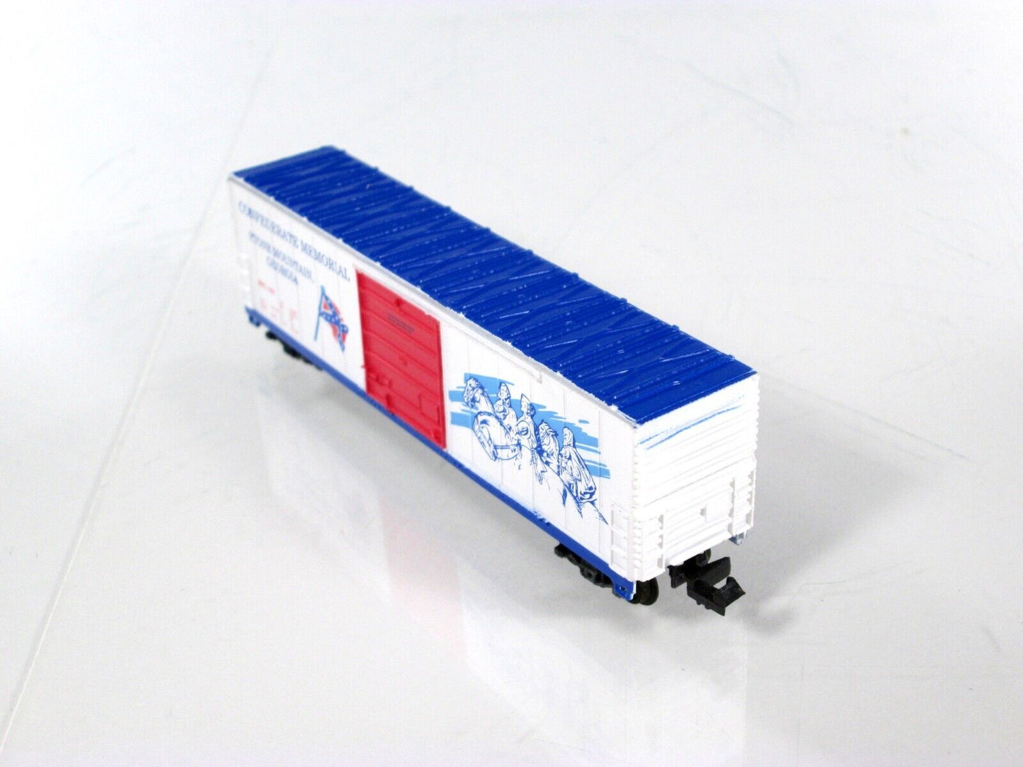 N Scale ***STONE MOUNTAIN GEORGIA*** Civil War Box Car, BBC 1497 - Bev-Bel 10023