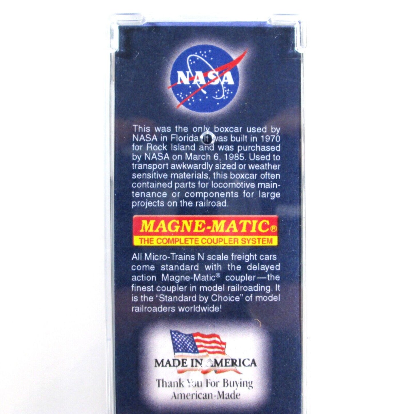 N Scale ***NASA*** Weathered MoW 50' Box Car, NLAX 4005 -- Micro Trains 03000300