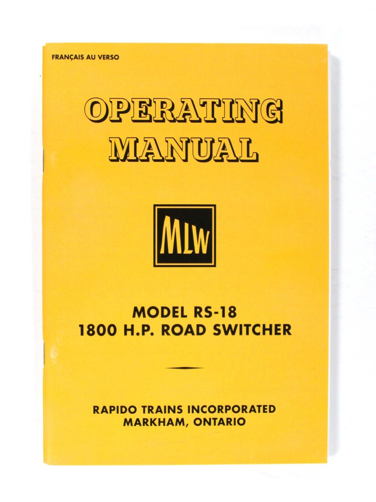 HO Scale *CANADIAN NATIONAL* Weathered RS-18 #3108 -Rapido Trains 32009, DCC Rdy