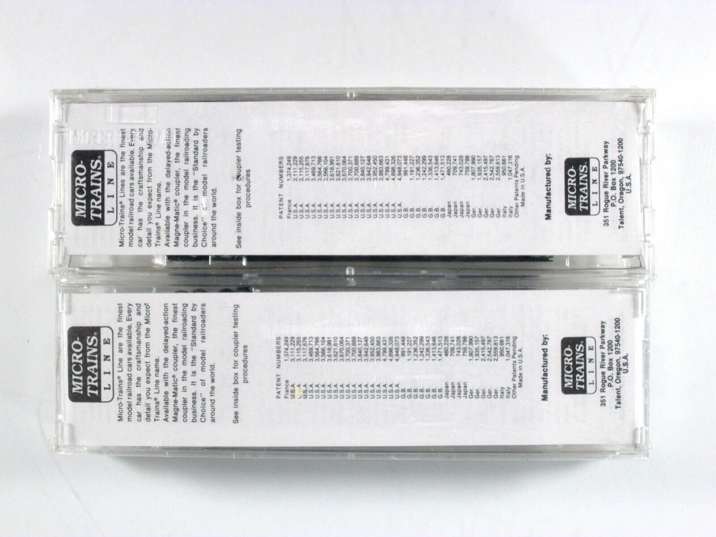 N Scale ***POTOMAC & WESTERN*** 2 Box Car Set #1983, 1993 - Micro Trains Special