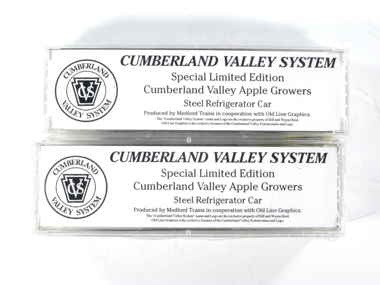 N Scale **CUMBERLAND VALLEY APPLE GROWERS** Reefer 2-Pack - Micro Trains Special