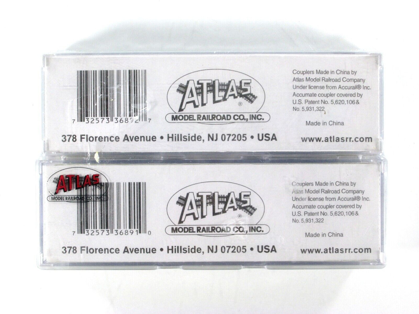 N Scale **DETROIT & TOLEDO SHORE** Auto Parts Box Car Set - Atlas 36891, 2 *RARE