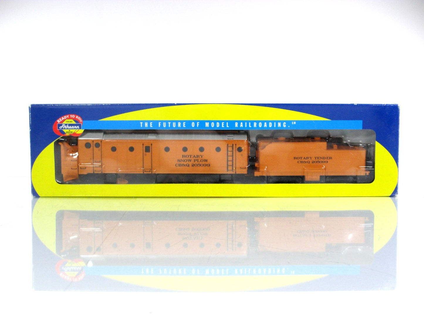 HO Scale ***CB&Q BURLINGTON*** Rotary Snow Plow 205099 -Athearn 93805 *Read Desc