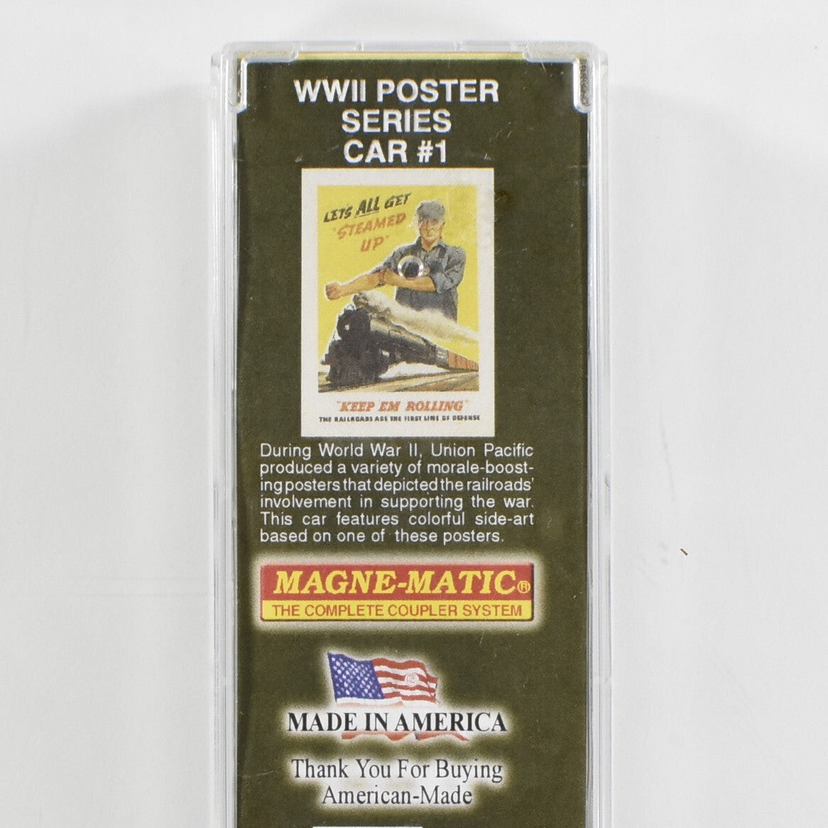 N Scale WWII Troop Kitchen *STEAMED UP* Poster Art #19411 -Micro Trains 11800110