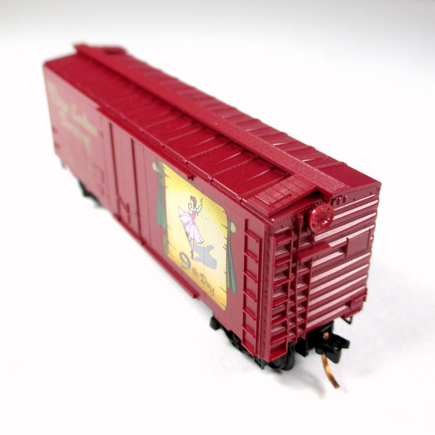 N Scale **NINE LADIES DANCING** 12 Days Christmas Box Car- Micro Trains 02100509