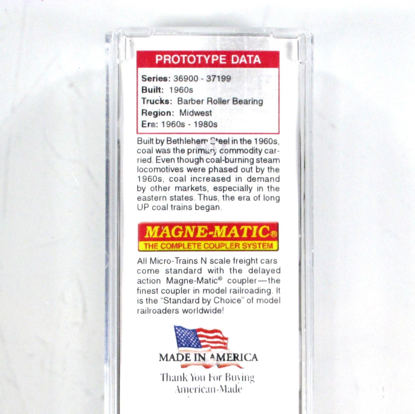 N Scale ***UNION PACIFIC*** Weathered Coal Hopper #36929 - Micro Trains 10844360