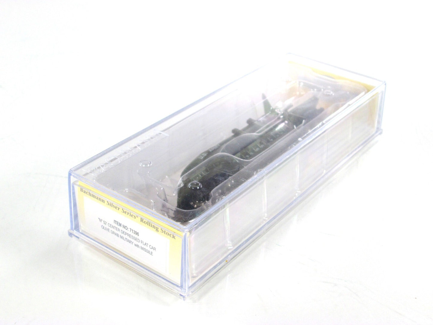 N Scale **US ARMY** Missile on Heavyweight Depressed Flat #56428 -Bachmann 71396