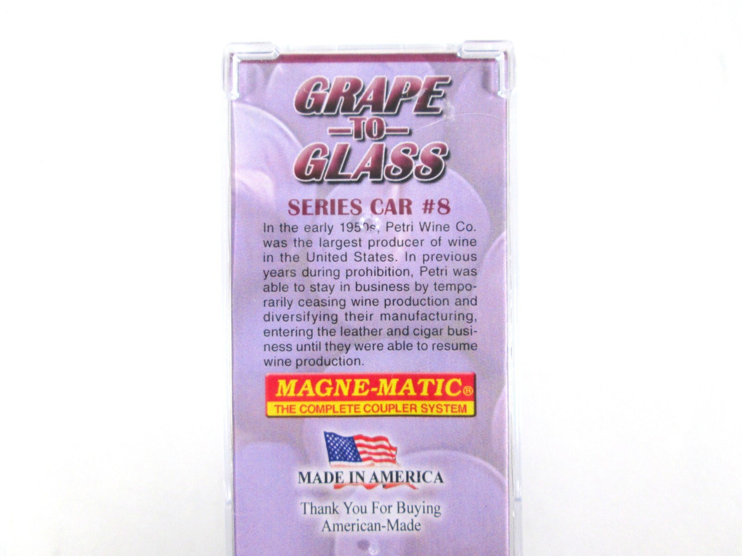 N Scale ***PETRI WINE*** 3-Dome Tank (Grape to Glass) ---- Micro Trains 06600130