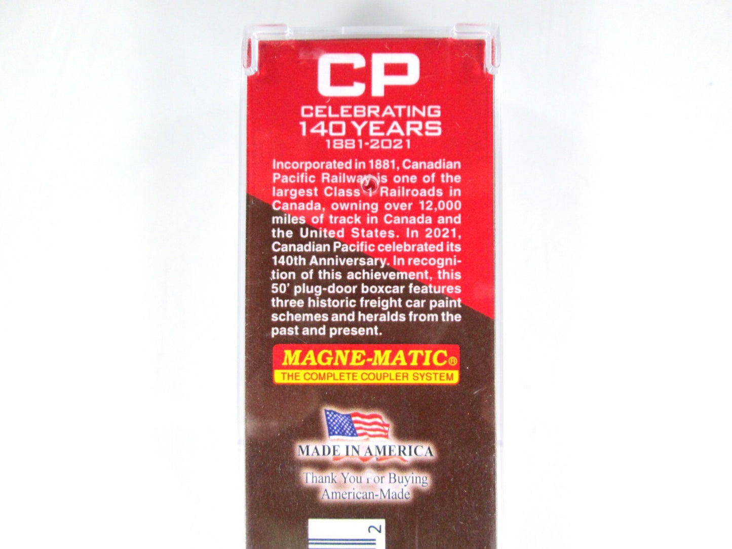 N Scale ***CANADIAN PACIFIC 140th Anniversary*** Box Car --Micro Trains 18100160