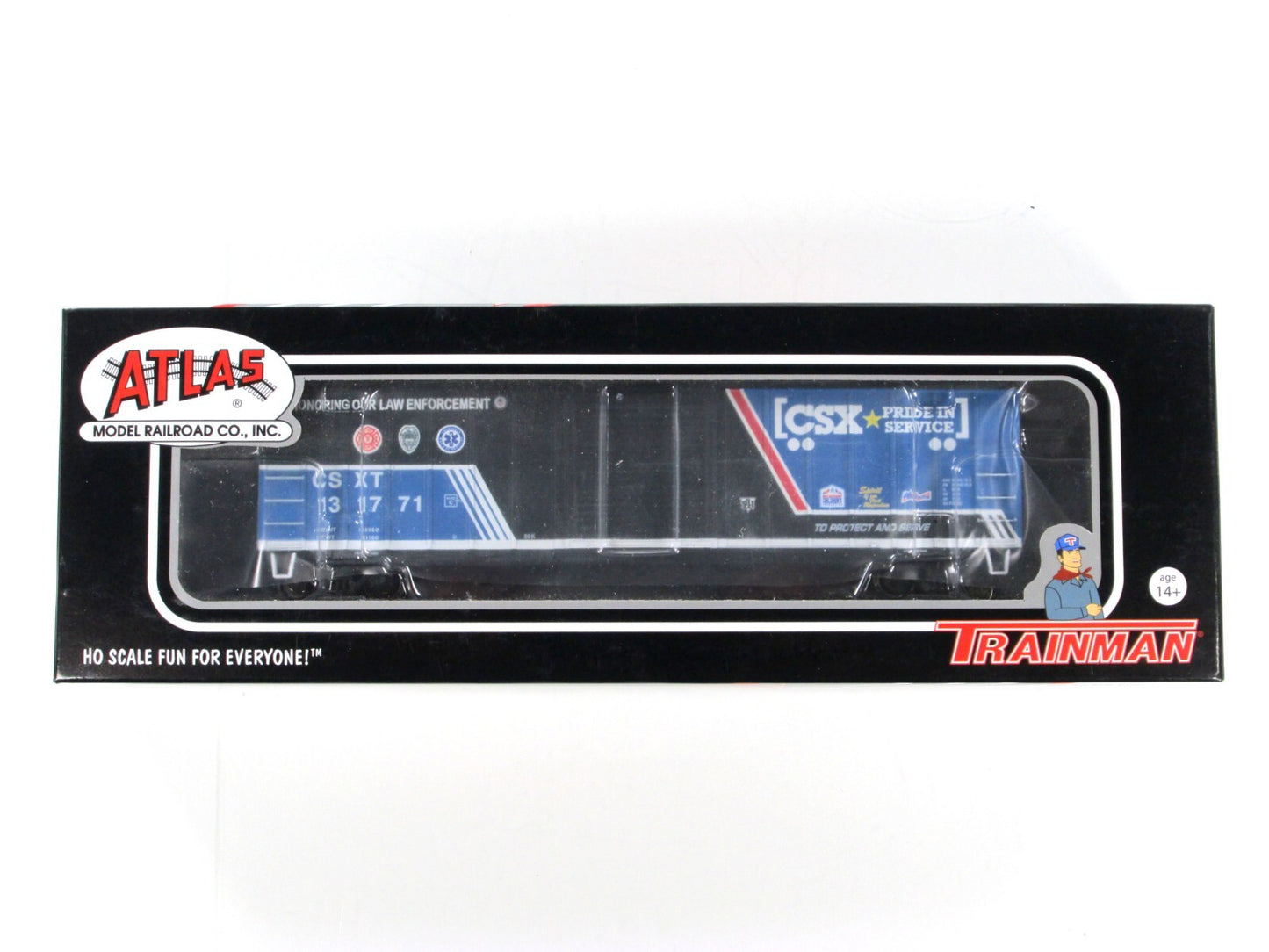 HO Scale ***HONORING LAW ENFORCEMENT*** Box Car, CSX 131771 - Atlas TWTL08 *RARE