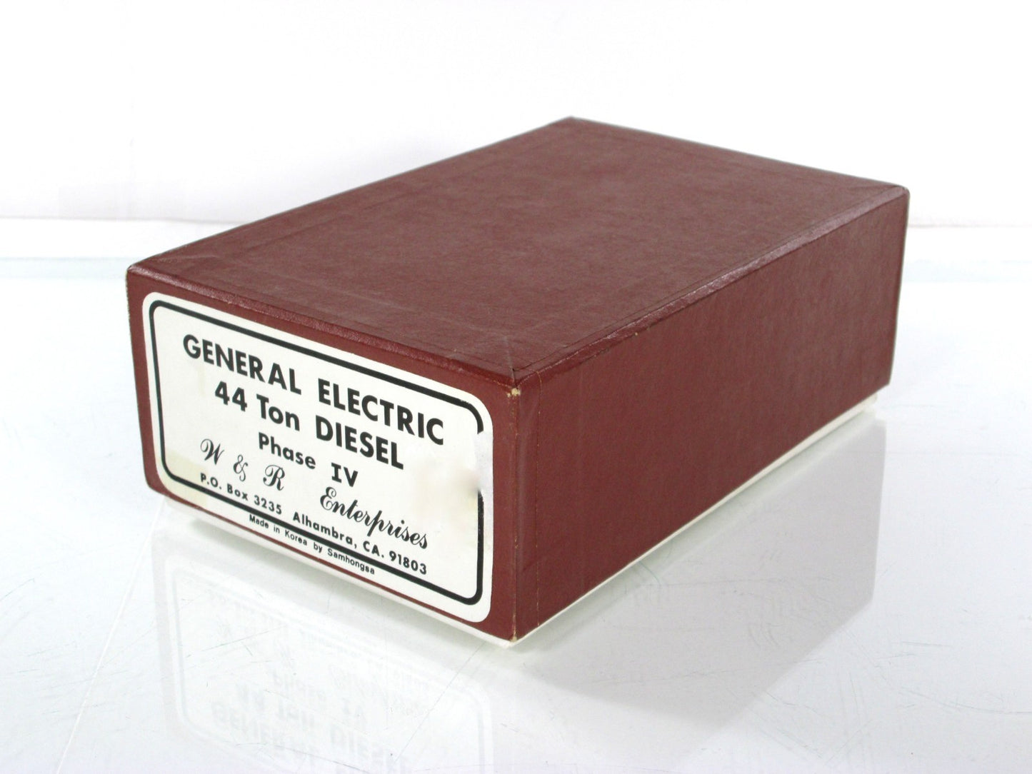 HO Scale BRASS ***GE 44-TON DIESEL Phase IV SWITCHER*** ------ W & R Enterprises