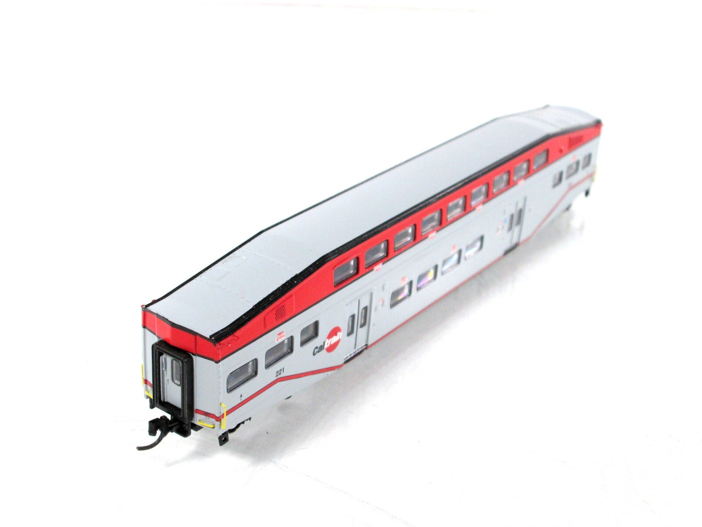 N Scale **CALTRAIN*** Bombardier Commuter Coach #221 - Athearn 26006 **VERY RARE
