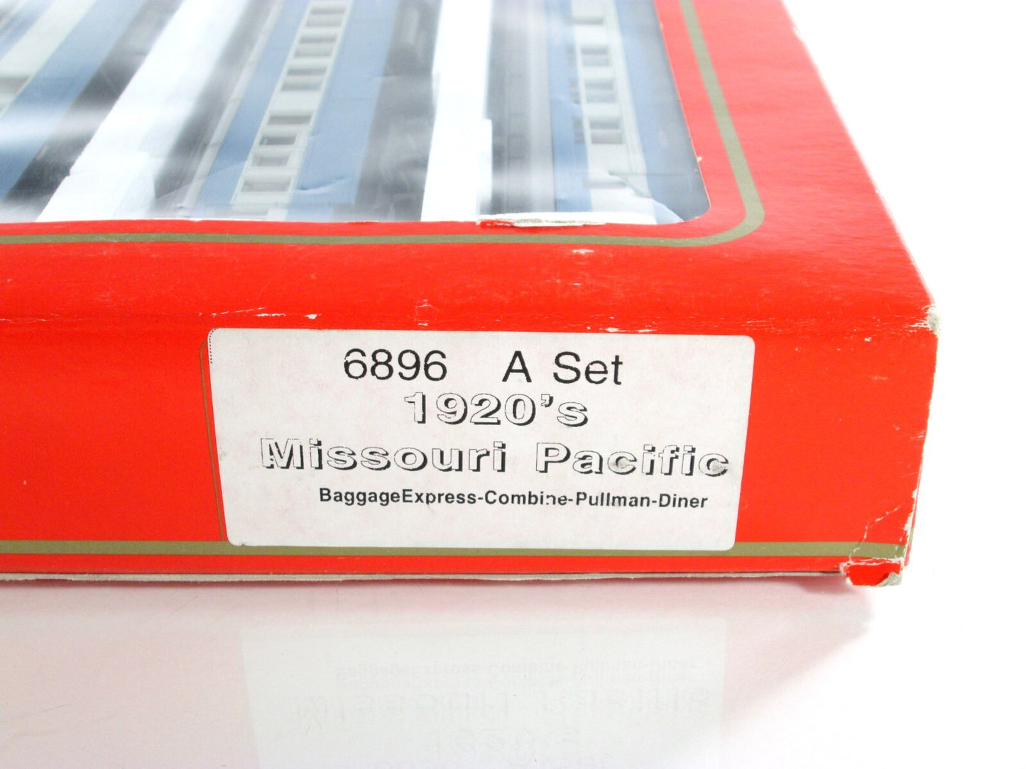 HO Scale **MISSOURI PACIFIC** 1920s Hvywt Passenger 4-Car Set A - Rivarossi 6896