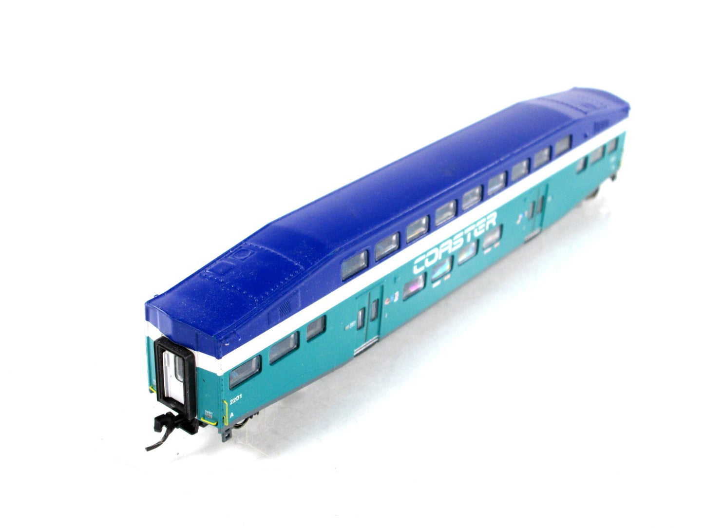 N Scale ***SAN DIEGO COASTER*** Bombardier Commuter Coach #2201 - Athearn
