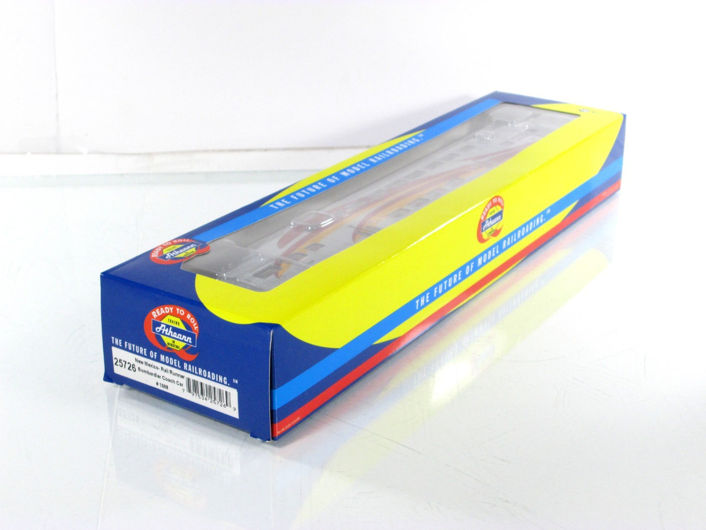 HO Scale ***NEW MEXICO RAIL RUNNER*** Bombardier Coach Car #1008 - Athearn 25726