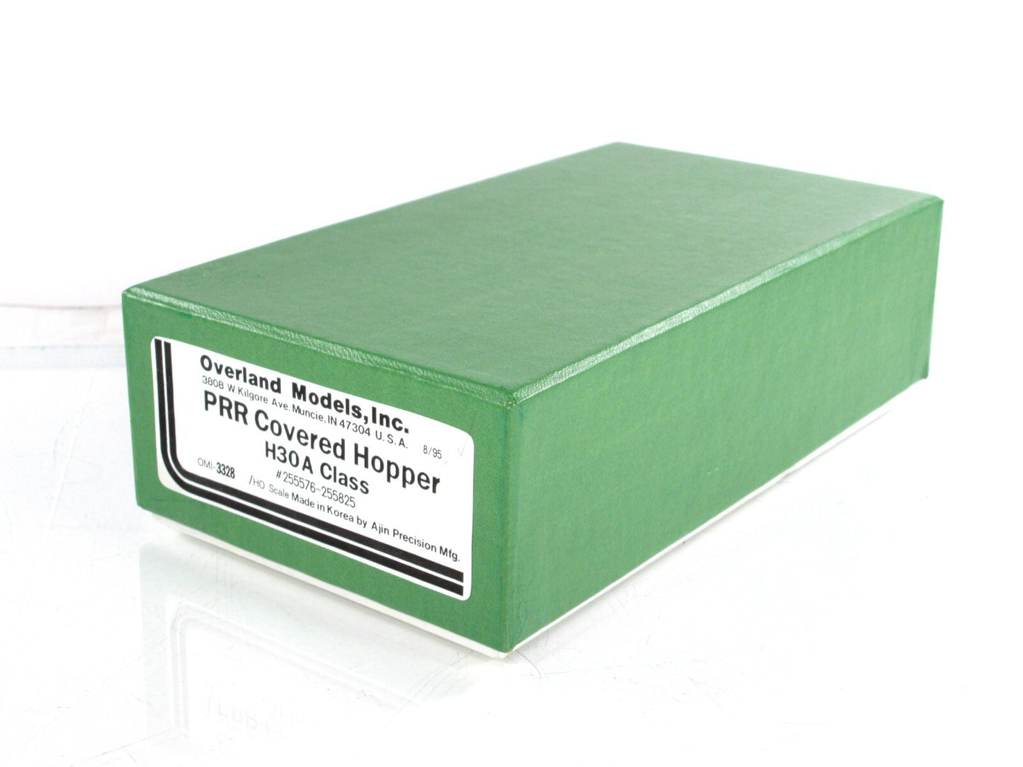 HO Scale BRASS **PENNSYLVANIA** H30 A Covered 3-Bay Hopper - Overland 3328, Ajin
