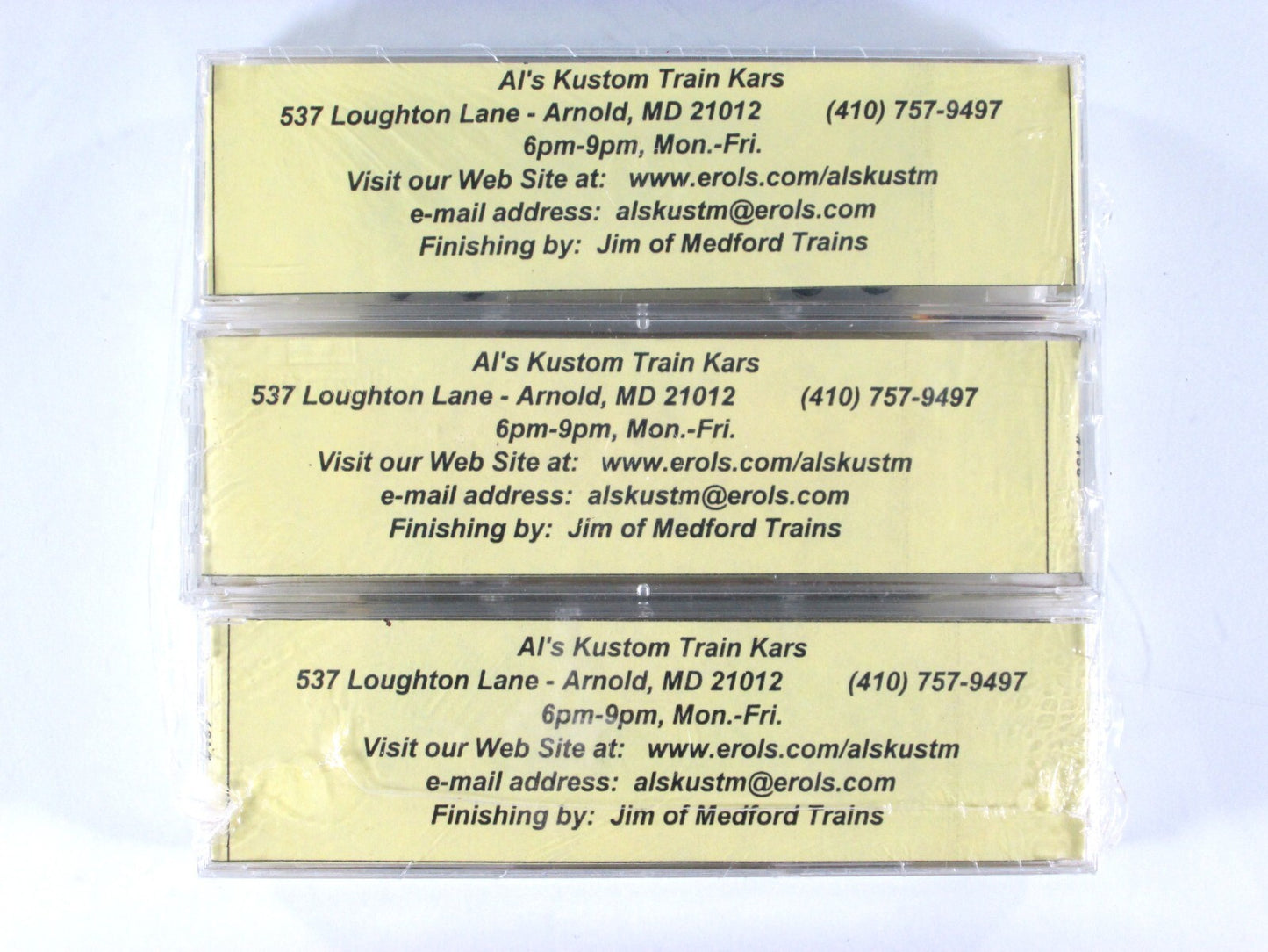 N Scale ***BEEF PACKERS*** Reefer 3-Pack Set - Micro Trains / Al's Kustom **RARE