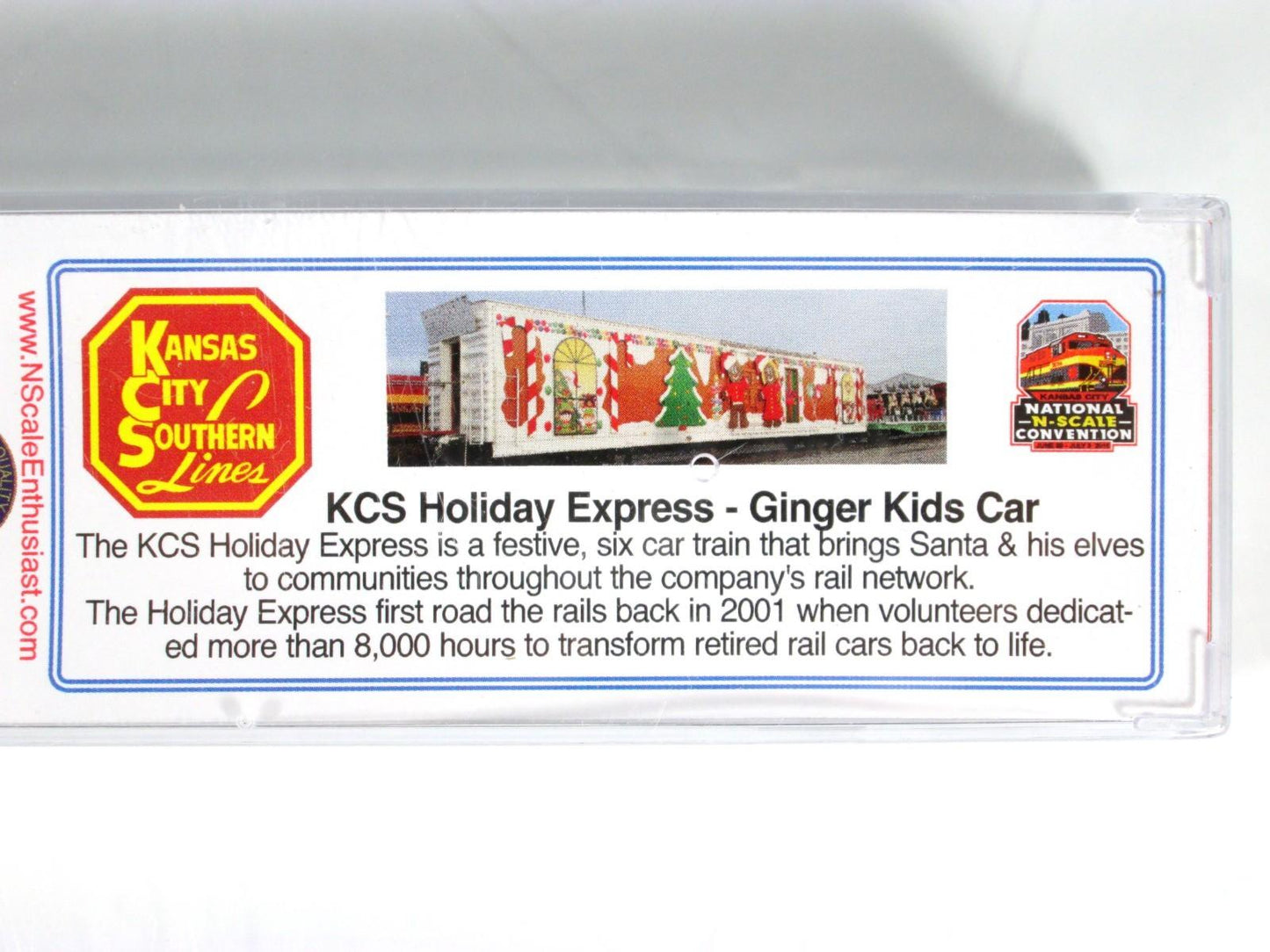 N Scale **KCS HOLIDAY EXPRESS** Ginger Kids Box Car - Micro Trains Special *RARE