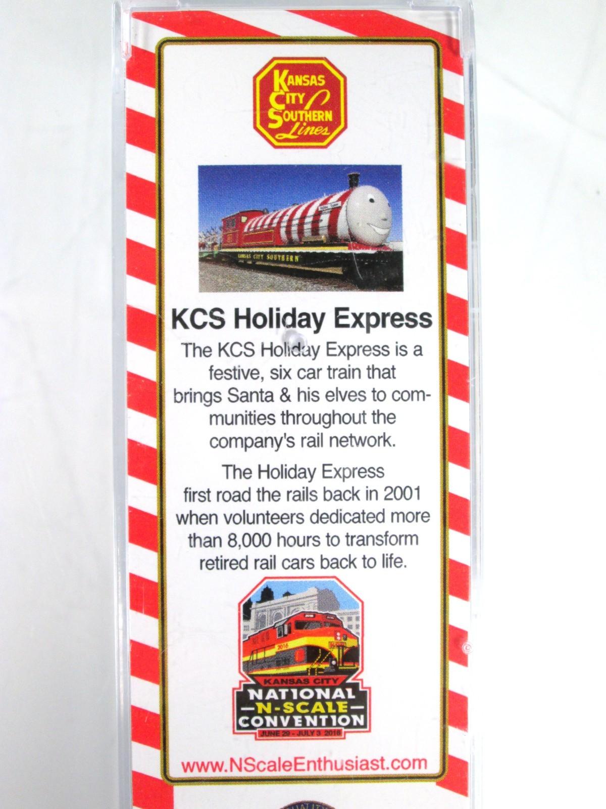 N Scale ***KCS HOLIDAY EXPRESS*** RUDY on Flat Car - Micro Trains Special **RARE