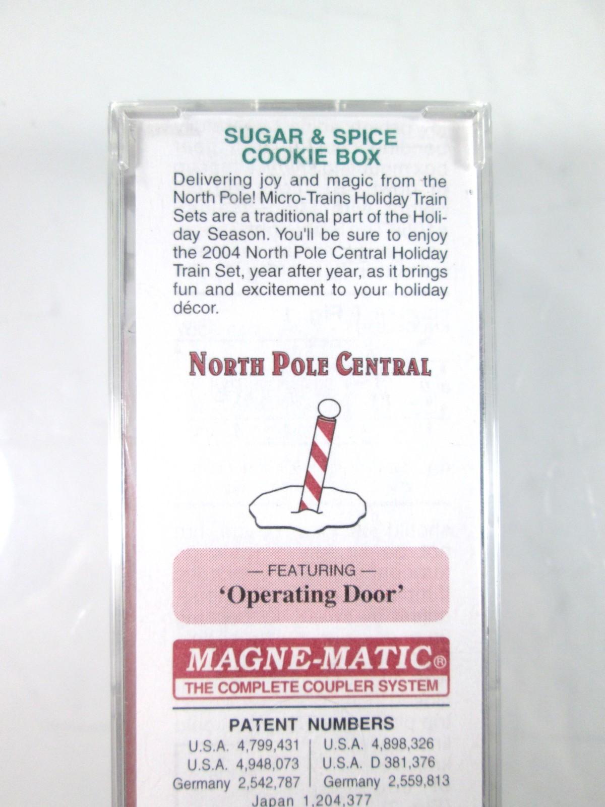 N Scale **NORTH POLE CENTRAL** Sugar & Spice Cookie Box Car - Micro Trains 22120