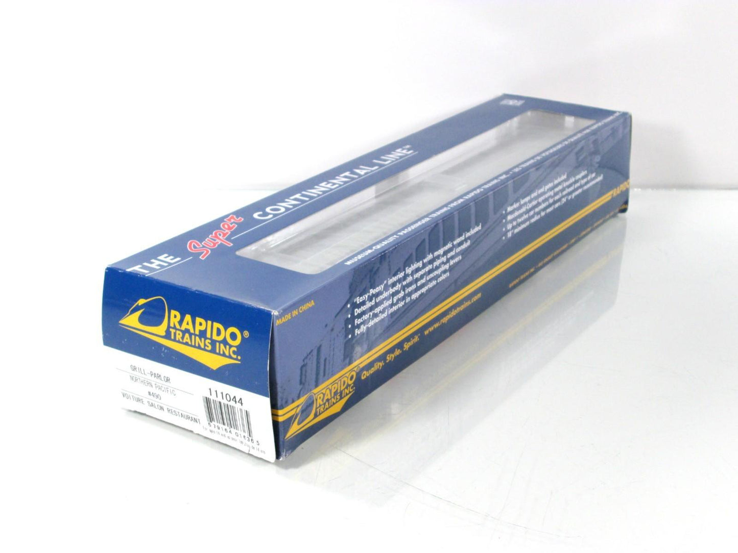 HO Scale ***NORTHERN PACIFIC LOEWY*** Grill-Parlor #490 - Rapido 111044, Lighted
