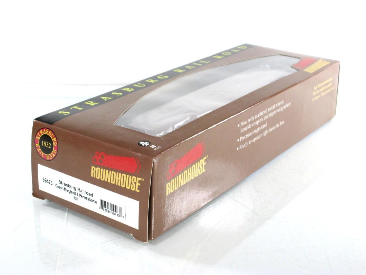 HO Scale **STRASBURG** Overland Coach "William Moedinger" #20 - Roundhouse 99473