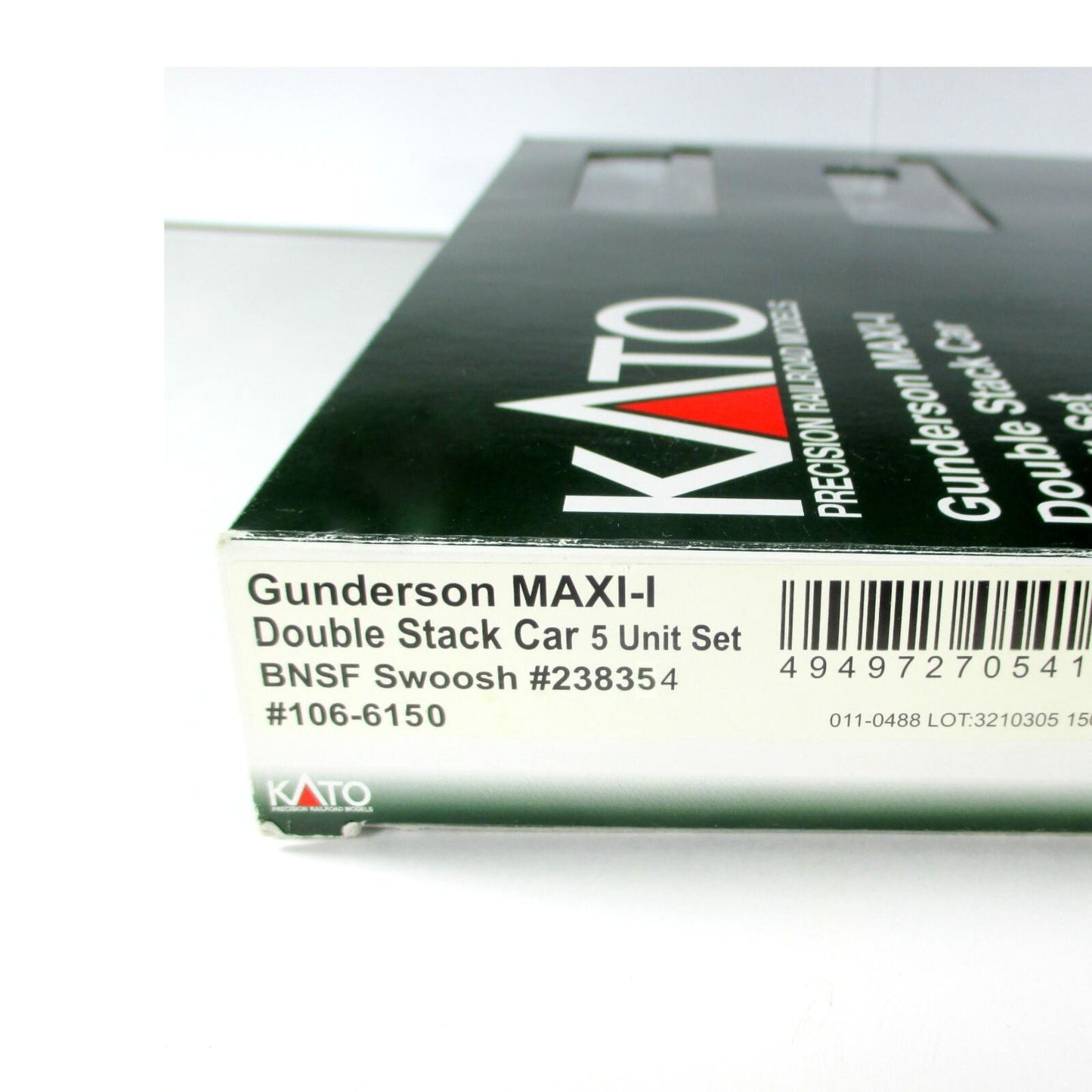 N Scale ***BNSF, NYK*** Gunderson MAXI-I 5-Unit Well Car #238354 - Kato 106-6150