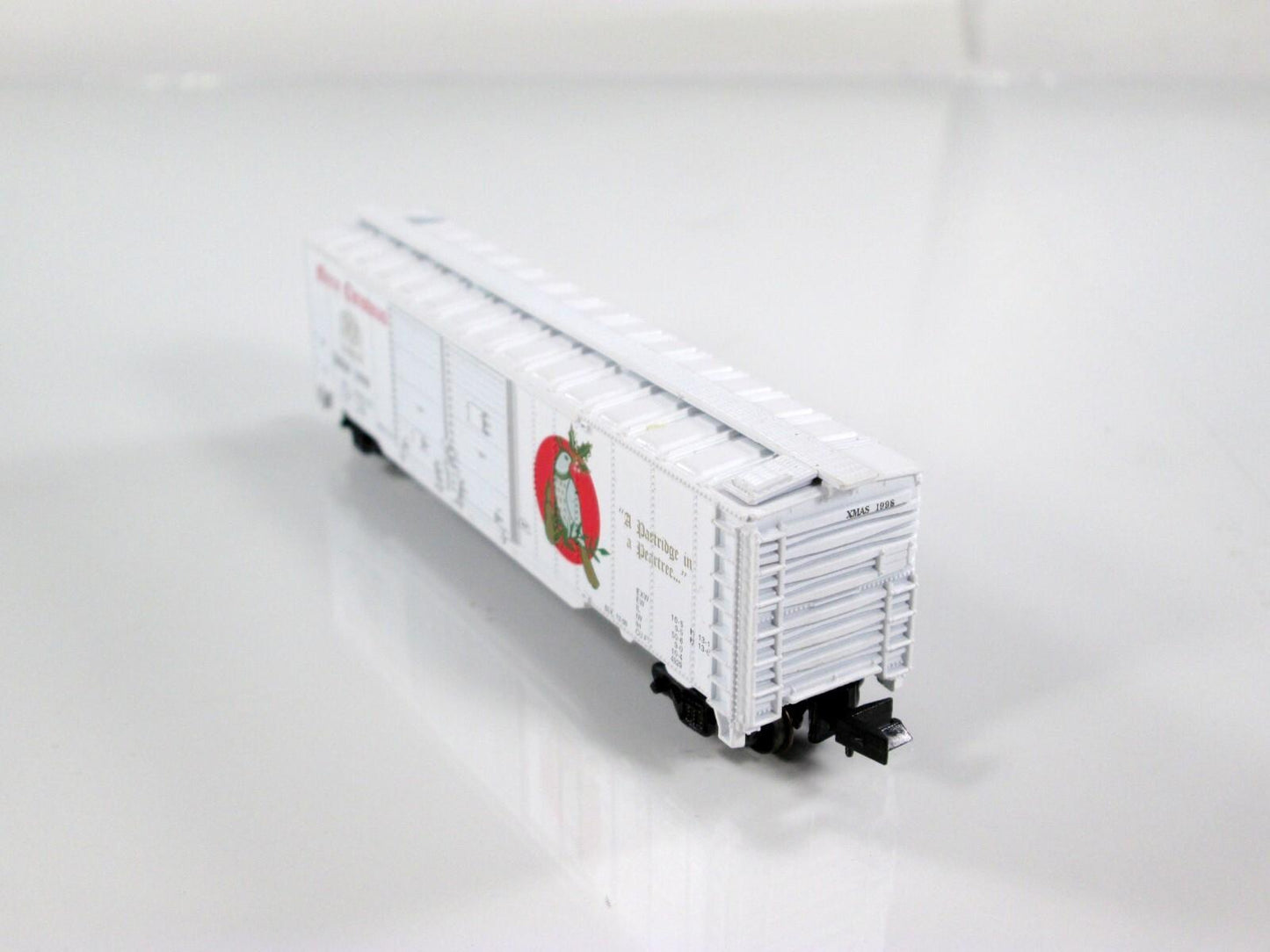 N Scale **PARTRIDGE IN A PEAR TREE** 12 Days of Christmas 50' Box Car -- Con-Cor