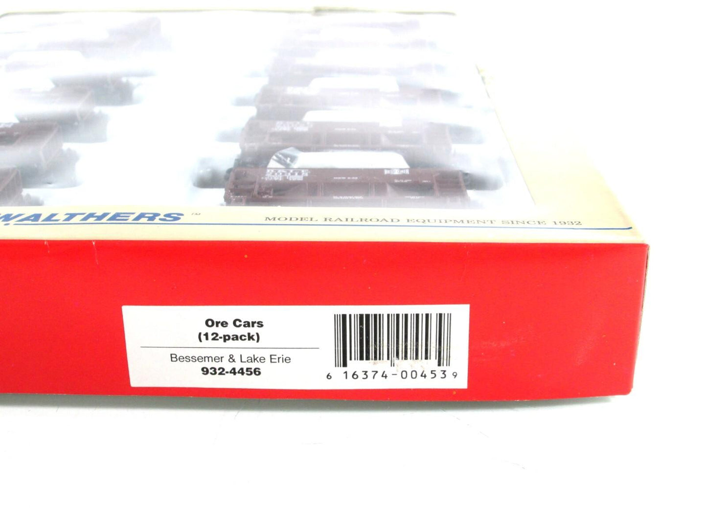 HO Scale **BESSEMER & LAKE ERIE** Mining Ore Car 12-Pack Set - Walthers 932-4456