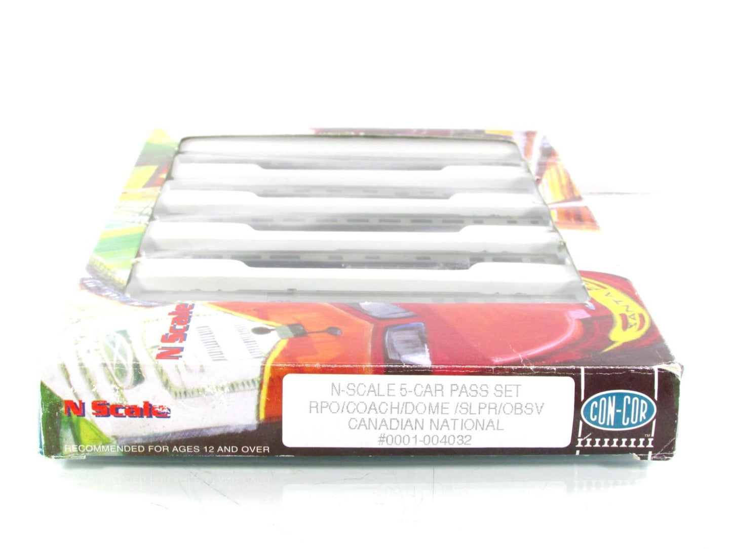 N Scale ***CANADIAN NATIONAL*** Lightweight Passenger 5-Car Set - Con-Cor 004032