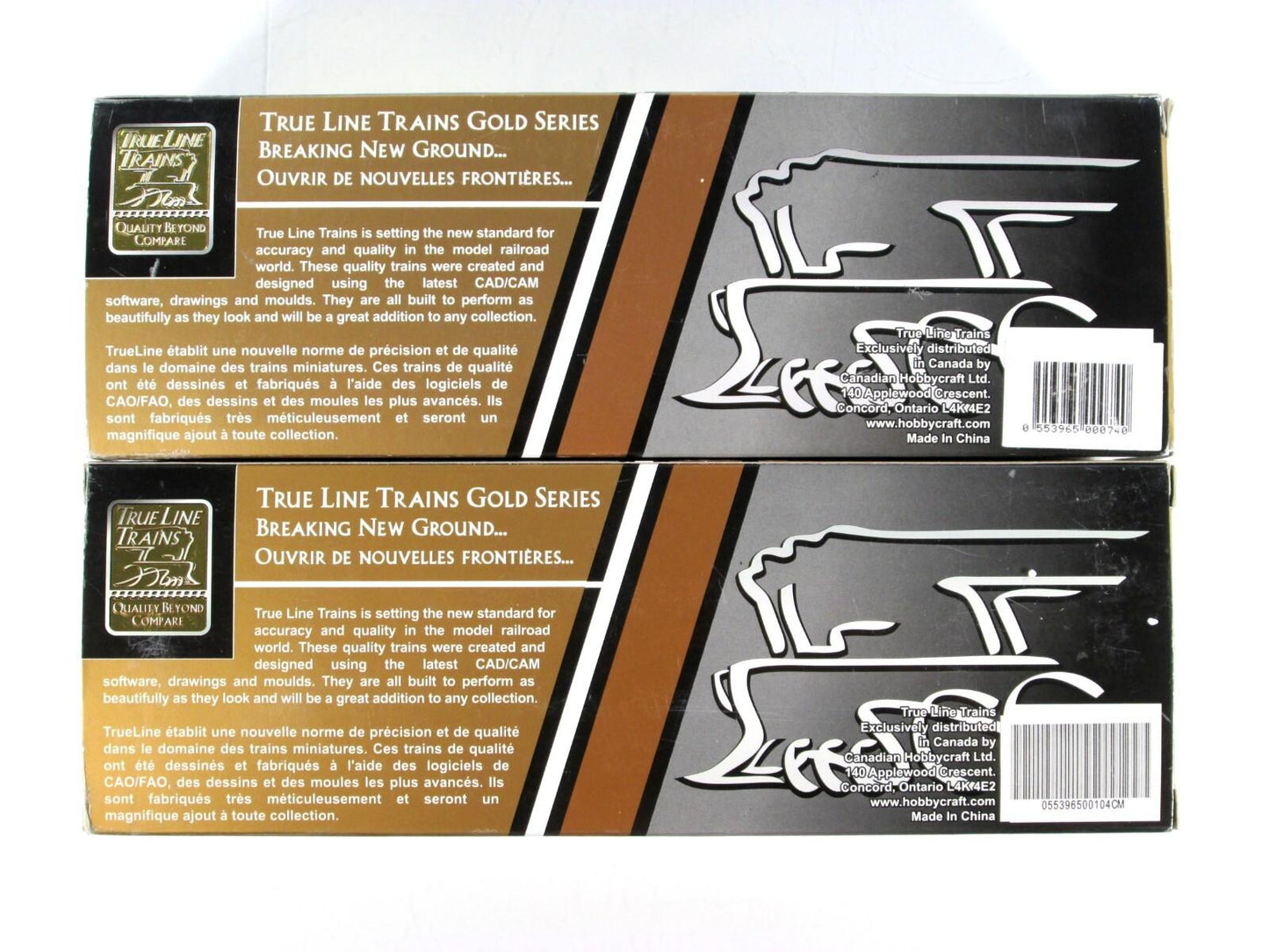 HO Scale *CANADIAN NATIONAL* C-Liner AB #6704,6805 - True Line Trains, DCC Sound