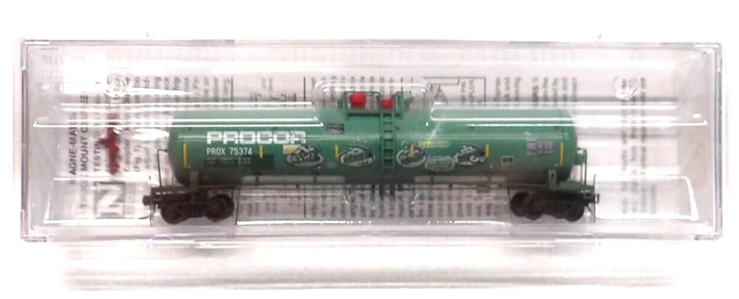 N Scale ***PROCOR*** Weathered Graffiti Tank Car #75374 -- Micro Trains 11044650