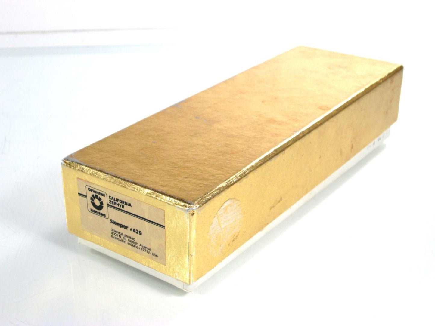 N Scale BRASS ***CB&Q - CALIFORNIA ZEPHYR*** Silver Crag Sleeper -- Oriental 429