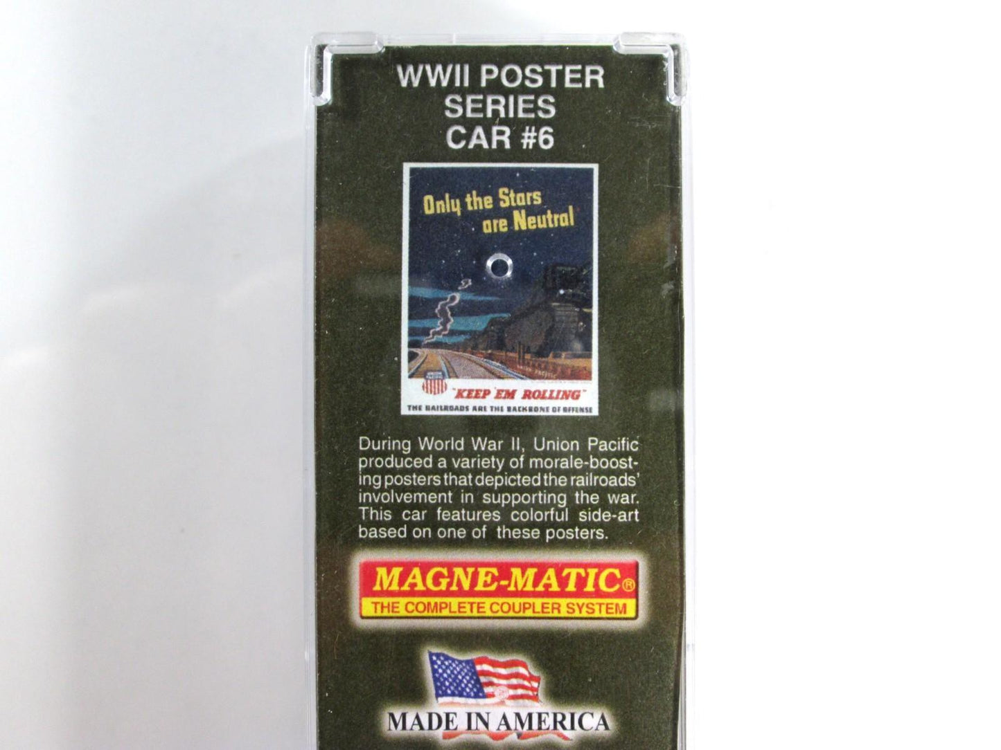 N Scale WWII Troop Kitchen ***STARS*** Poster Art #19416 - Micro Trains 11800160