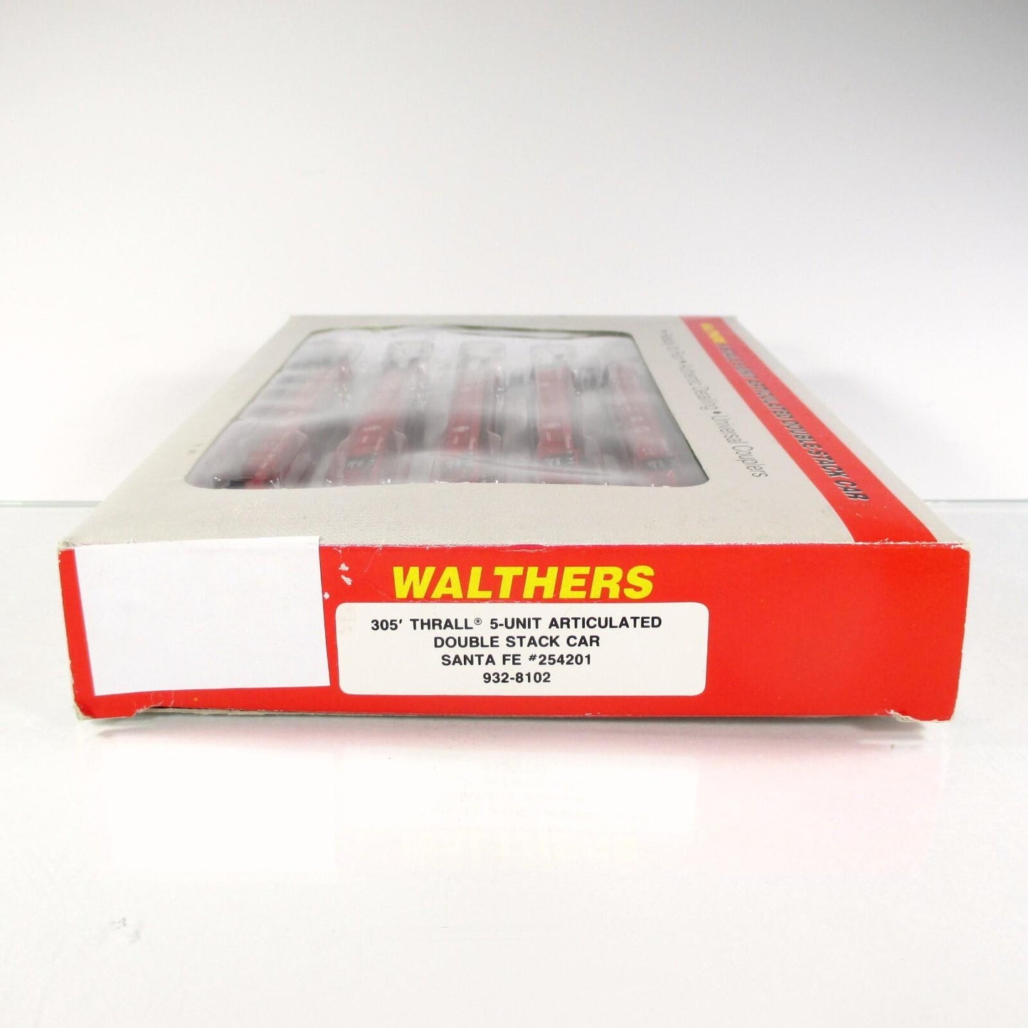 N Scale **SANTA FE** Articulated Well Car #254201 - Walthers 932-8102, MTL Cplrs