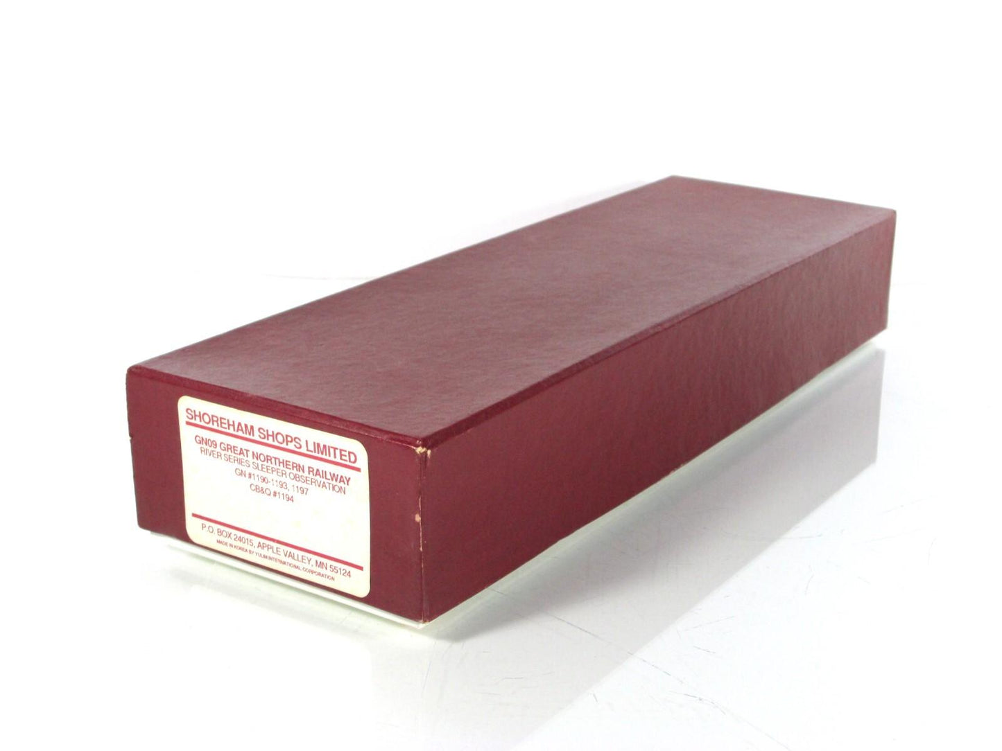 HO Scale BRASS ***GREAT NORTHERN*** Sleeper Observation - SHOREHAM SHOPS - GN09