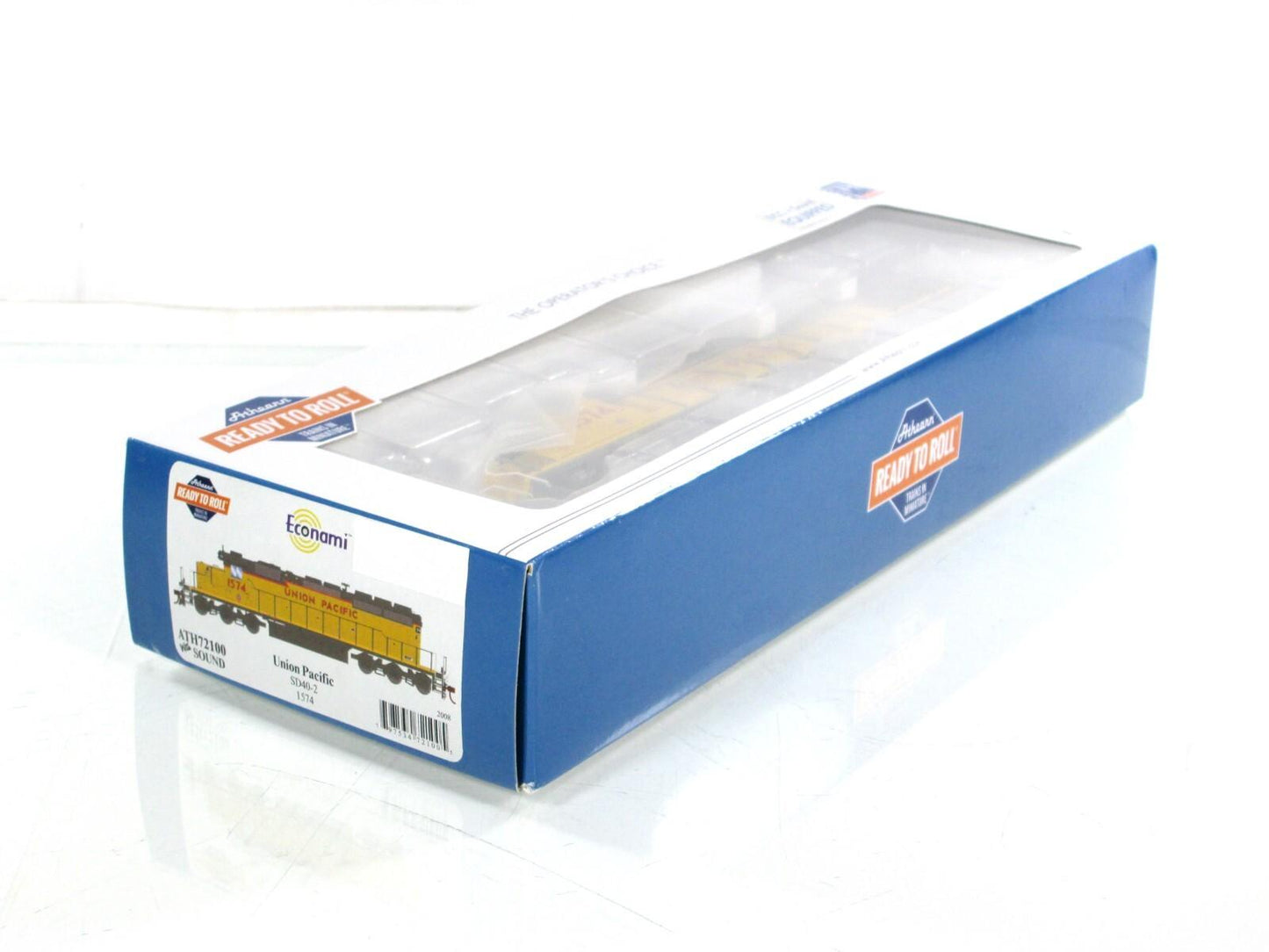 HO Scale **UNION PACIFIC** SD40-2 Locomotive #1574 - Athearn ATH72100, DCC Sound