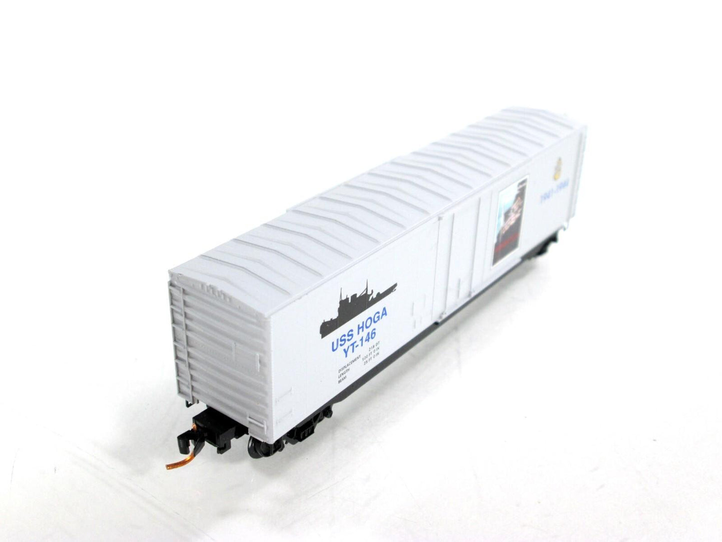 N Scale **PEARL HARBOR BATTLESHIP ROW** USS Hoga Box Car - Micro Trains 99321060