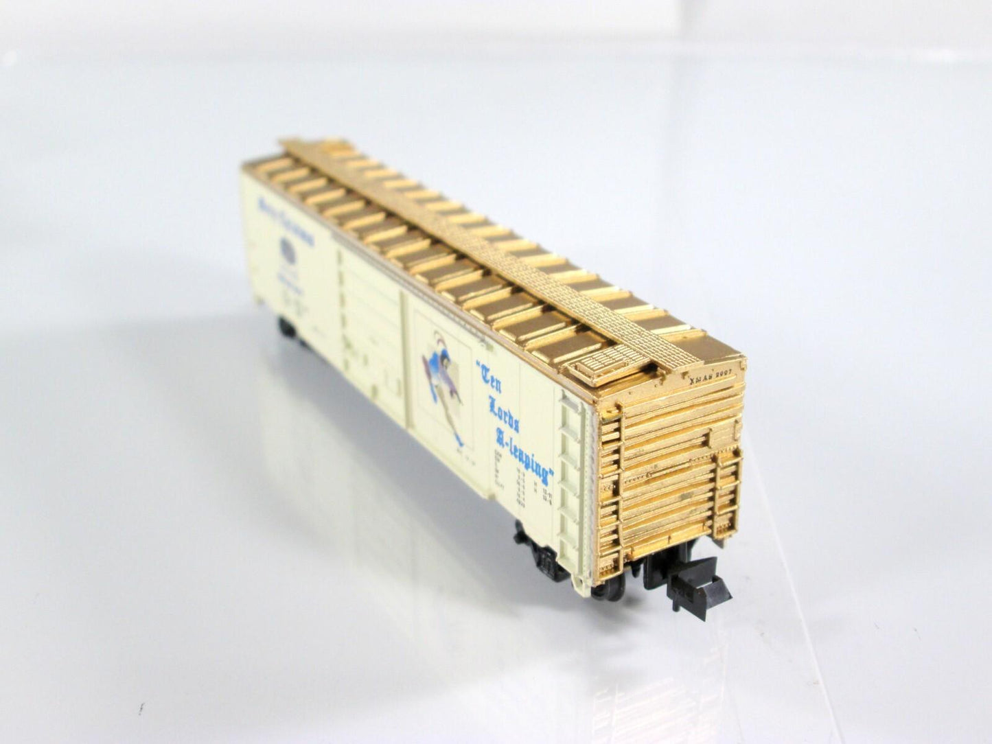 N Scale 12 Days Christmas **TEN LORDS A-LEAPING** Box Car - Con-Cor 02007N *RARE
