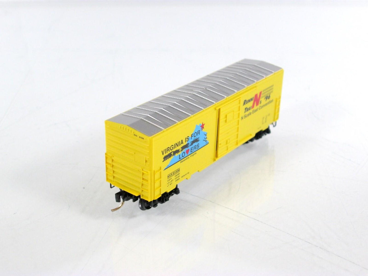 N Scale ***VIRGINIA is for LOVERS*** Box Car, NVX 81596 --- Micro Trains Special